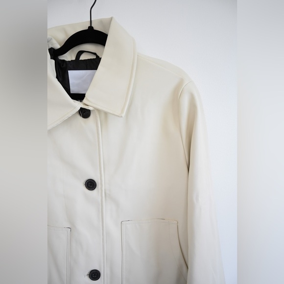 NVLT Trucker Jacket Vegan Leather NWT - Picture 2 of 6